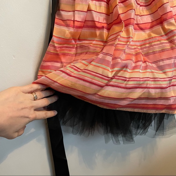 Orange and pink prom dress - Picture 4 of 7